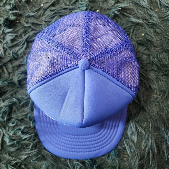 Vintage Miller Lite Beer Mesh Trucker Hat Blue Snapback Made in Taiwan ROC - Picture 3 of 6